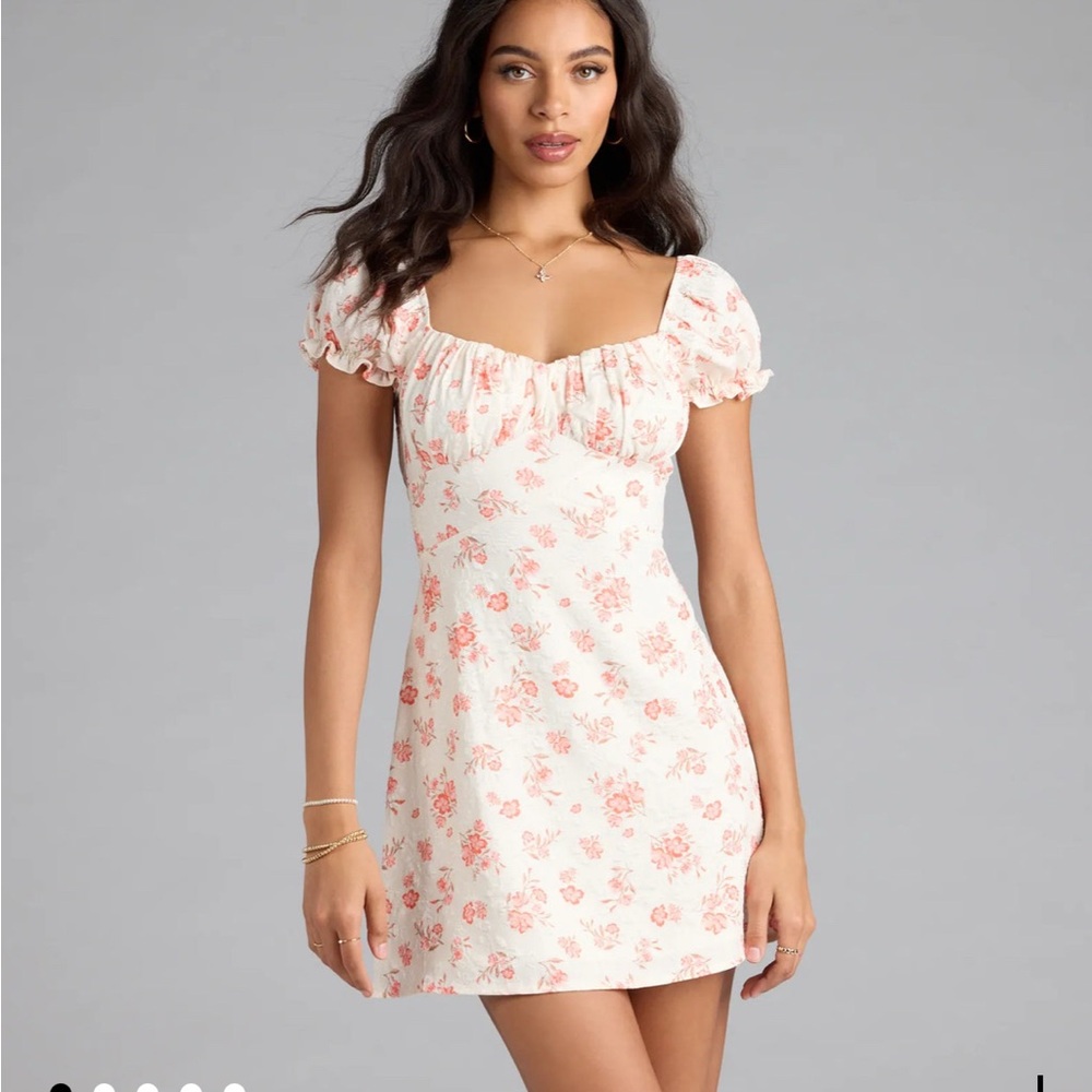 Windsor Pink Floral Mini Dress